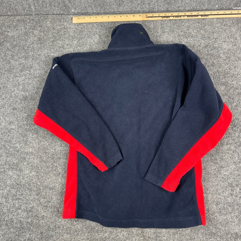 Planet Hollywood Fleece Jacket Mens Size L Navy Red Full Zip Embroidered Logo - Picture 8 of 10